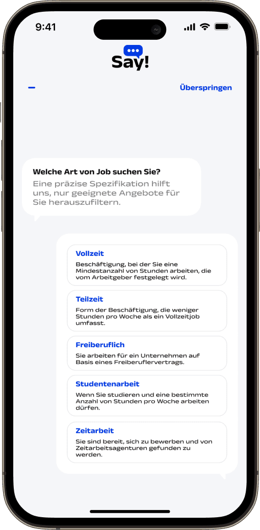 Profil anlegen